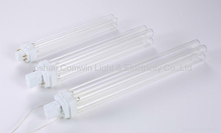 2H shape UV lamps 24W for water treatment processes