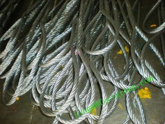 galvanized steel spliced press wire rope sling