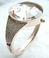 Fashion lady crystal bangle bracelet