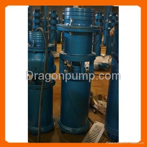 submersible pump to drain pond   3