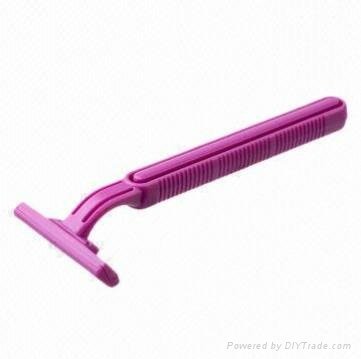 Nice stainless steel twin blade razor both for men and women 2