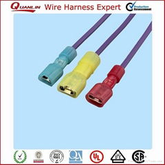 faston terminal wire harness 