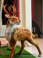 Artificial Fur Deer Christmas Decoration