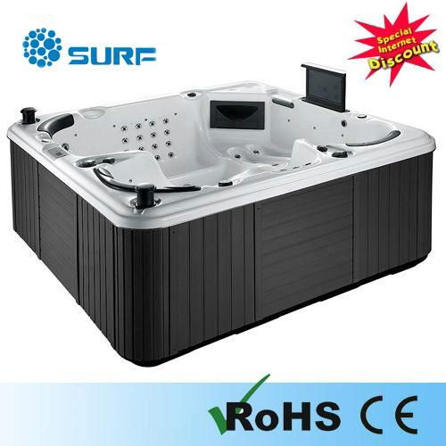 Factory outlet cheap acrylic massage outdoor jacuzzi function whirlpool spa  2