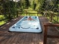 5.8m luxury outdoor swimming pool and whirlpool hot tub spa 5