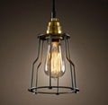 Pendant Vintage Lamp Restoration And Hardware Lighting Cage Filament 