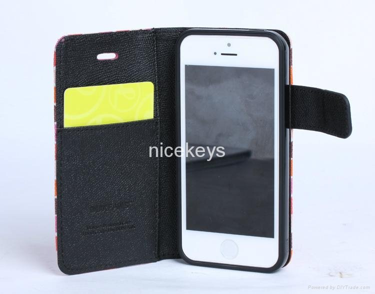 Canvas Cover Case Hard Back Case for Iphone 5  4