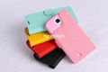 PU Leather Case Wallet Cover for Samsung Galaxy S4 I9500  2