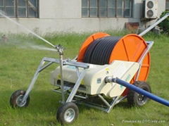 Hose reel irrigation equipment for agriculture