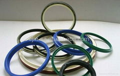 Hydraulic piston buffer seal