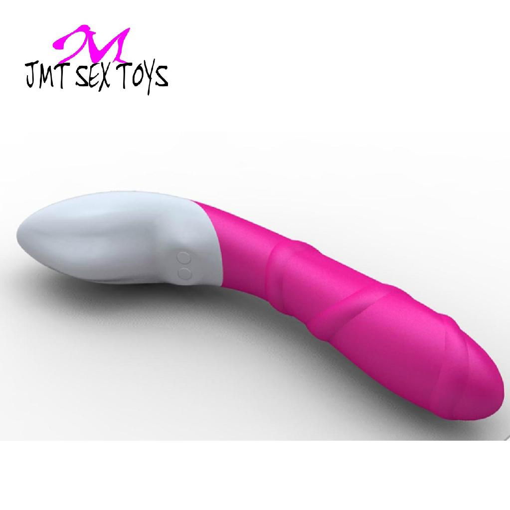 Silicone vibrator sex products, G spot massagers