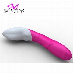 Silicone vibrator sex products, G spot