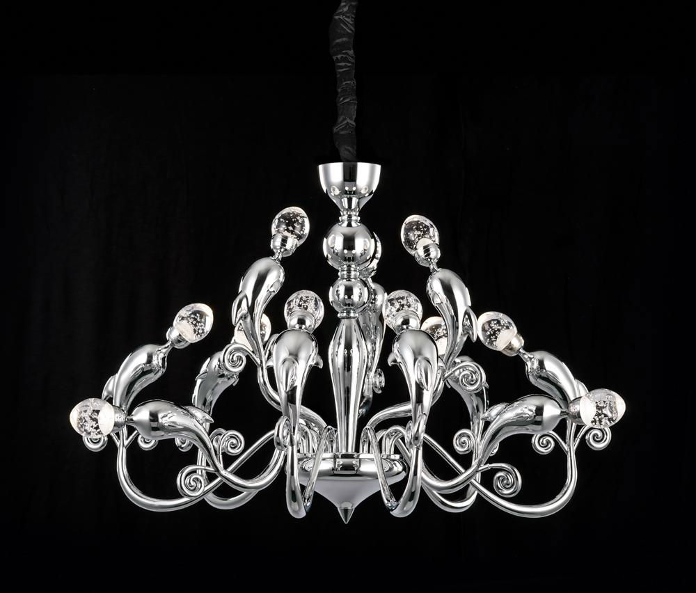 Modern LED Chandelier with Dolphin Shape