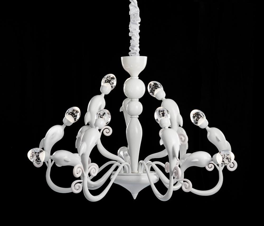 Modern LED Chandelier with Dolphin Shape 2