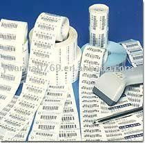 Self Adhesive Bar Code Sticker Label   