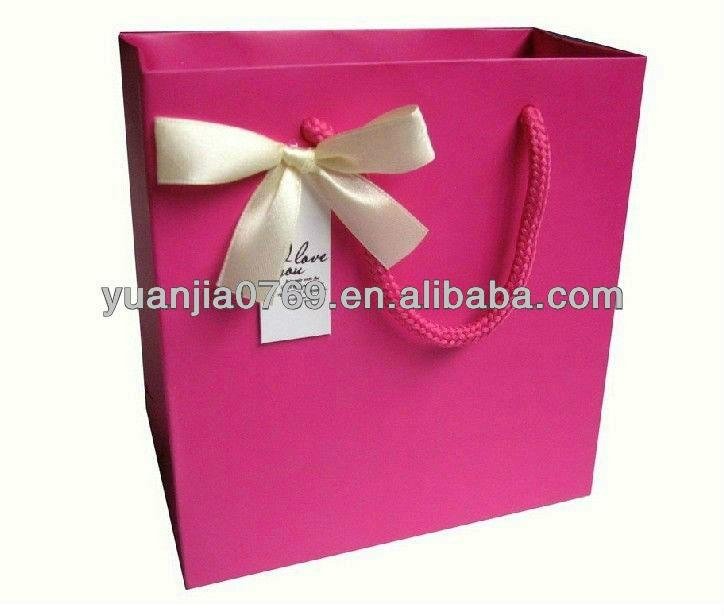 Customized Apparel Paper Shopping Bag