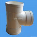 PVC Equal Tee Water Drainage Pipe Fittings 1