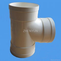 PVC Equal Tee Water Drainage Pipe Fittings