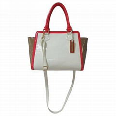 PU/PVC fashion tote satchel bag