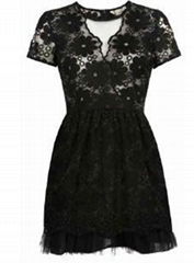 lace high class dress 