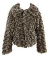 Fur girl's ladies outer coat