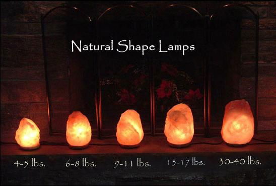 Salt made Lamps 5