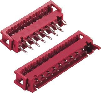 1.27mm Red IDC Connectors 5