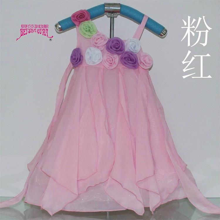 Children's wear chiffon dress of the girls  5