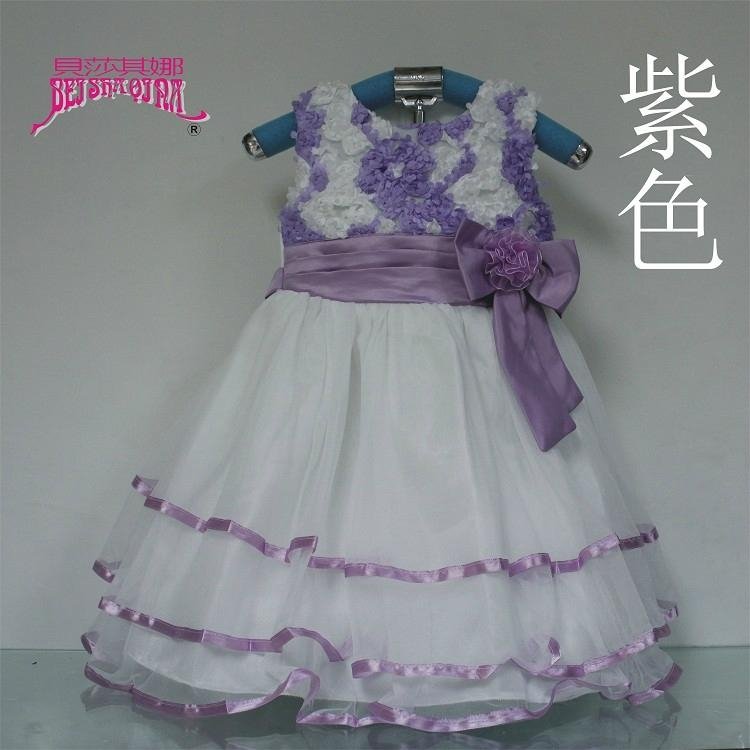 Lace tunic, children's wear dress wedding dresses of the girls 4