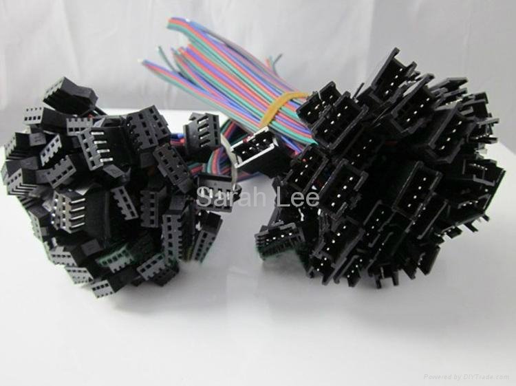 4 PIN Male and Female RGB connector Wire Cable For 3528 5050 SMD LED S 2