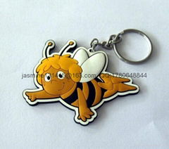 3D Figure Rubber Keychain