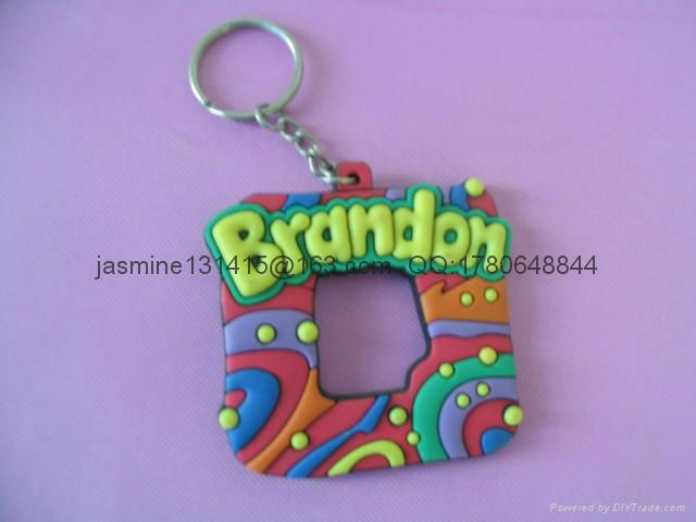 3D embossed keychain 3