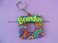 3D embossed keychain 3