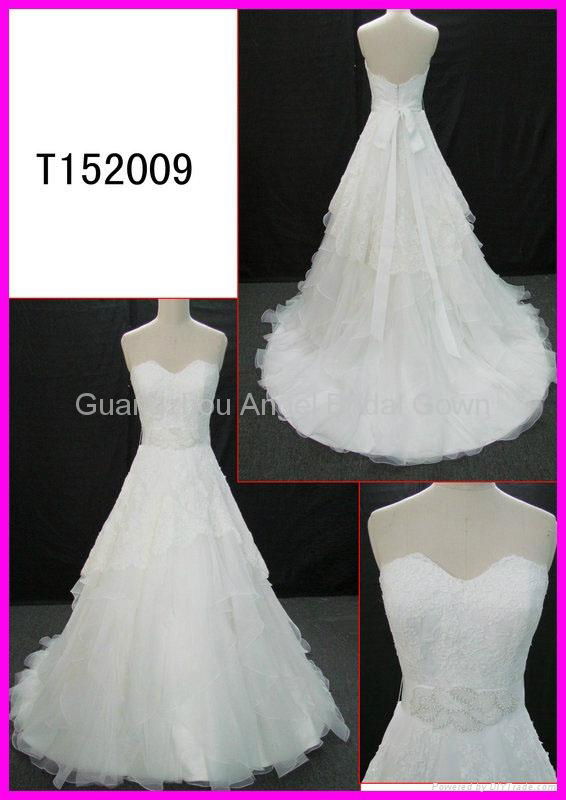 2013 lace Aline wedding dress from Guangzhou