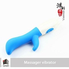 Hot sales G-spot Dual vibrating fake penis women long vibrators