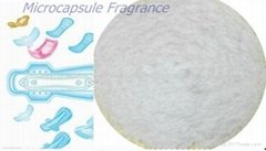 Fragrance for sanitary napkin--microcapsule fragrance