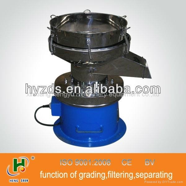 450mm diameter coating powder dry vibrating screen 2