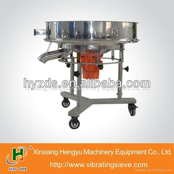 mobile single deck glaze vibrating filter machine 2