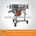 mobile single deck glaze vibrating filter machine 2