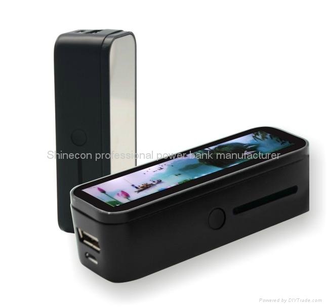 Newly developed backlight power bank 2200mah with magic mirror face 3