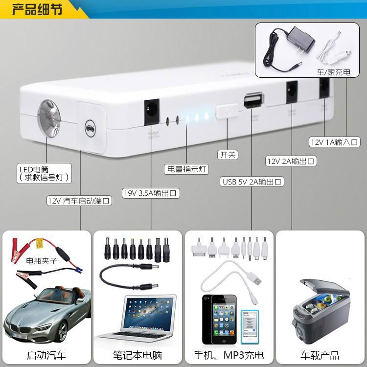 創意禮品定製汽車移動電源