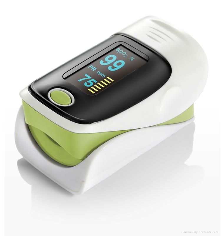 Free Shipping Colored Oled Fingertip Heart Rate Monitor&Pulse Oximeter 2