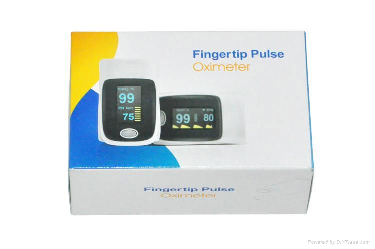 Free Shipping Colored Oled Fingertip Heart Rate Monitor&Pulse Oximeter 4