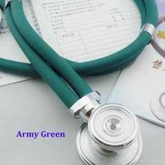  Free shipping MultifunctionDouble tube medical stethoscope 