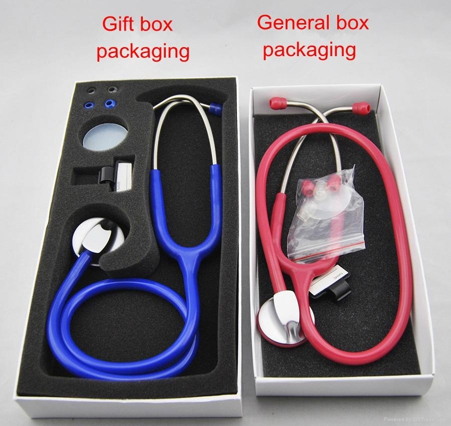  CE Approved deluxe professional stethoscope Medical Classic Stethoscope
