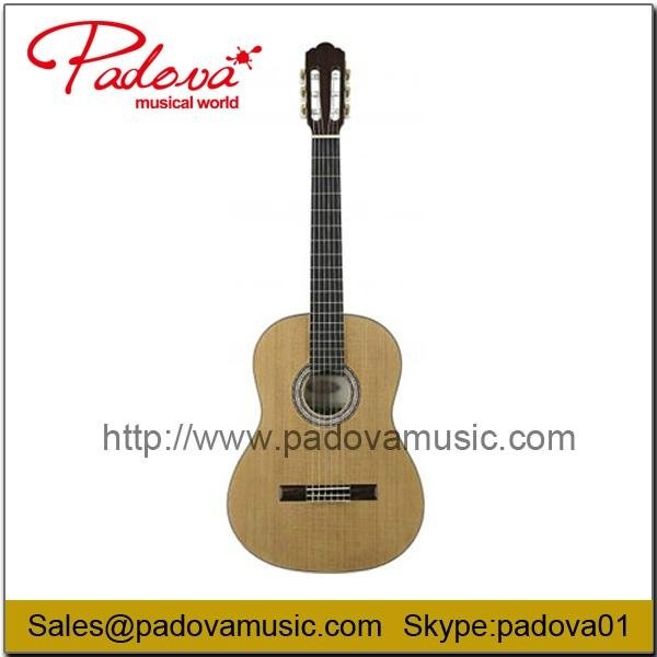 China Solid Spruce Classical Electric Guitar   