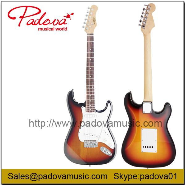 ST Electric Guitar in Sunburst Color  