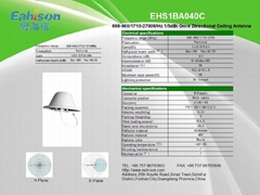 698-960/1710-2700MHZ 1/5dBi