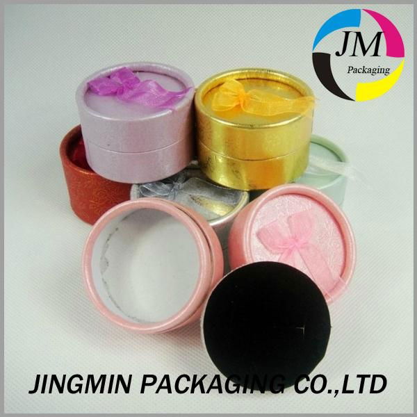 Paperboard round shape jewelry box 2