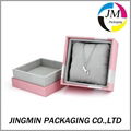 Luxury paper jewelry boxes with velvet 3